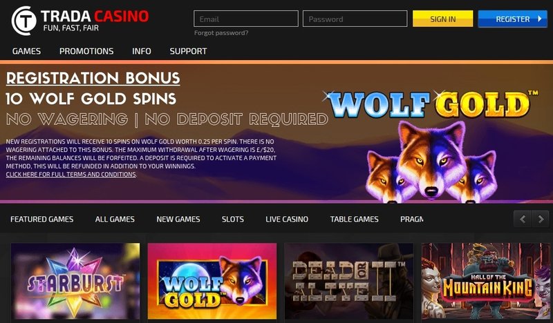 Trada casino no deposit bonus codes